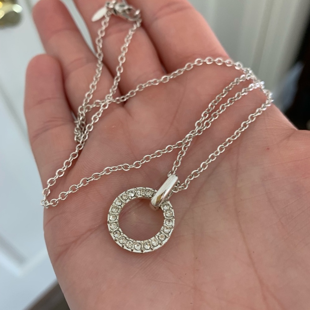 Silver Halo Necklace